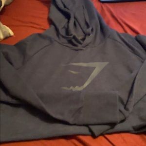 Gym shark crop hoodie sweat shirt. Worn once
